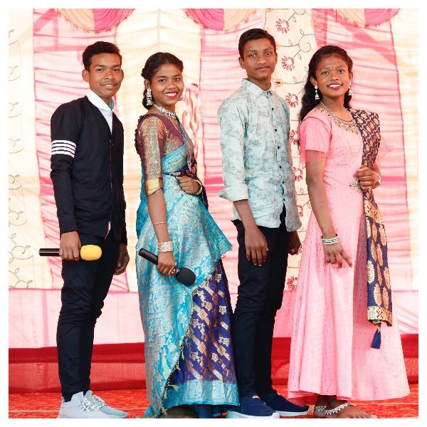 Our student MCs made sure everyone understood their messages of welcome, gratitude and joy! They presented in English, Bengali, Santali and Hindi.