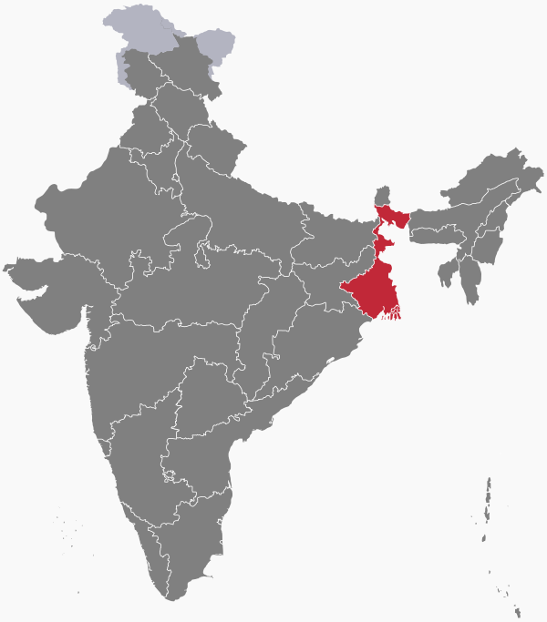 West Bengal in India