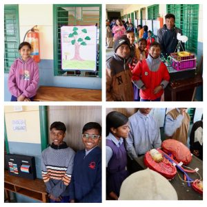 Gurap students and teachers presented their first Edufest— a science-fair format that spans every subject area. Beautifully executed, it represents another significant milestone in our growth as a formal school. Shown here are studies of English grammar, kidney function and rainwater harvesting—a favorite of students. There were many other exhibits including the properties of mathematics, conduction of electricity and how the eye perceives light. And this was only their first year!