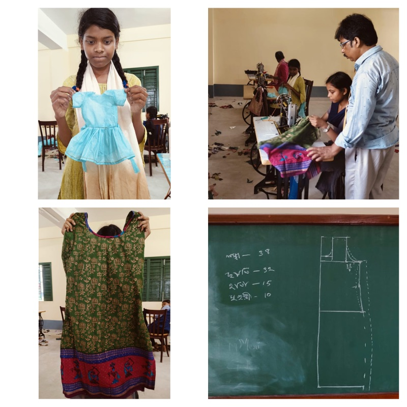 Sewing program students in Gurap